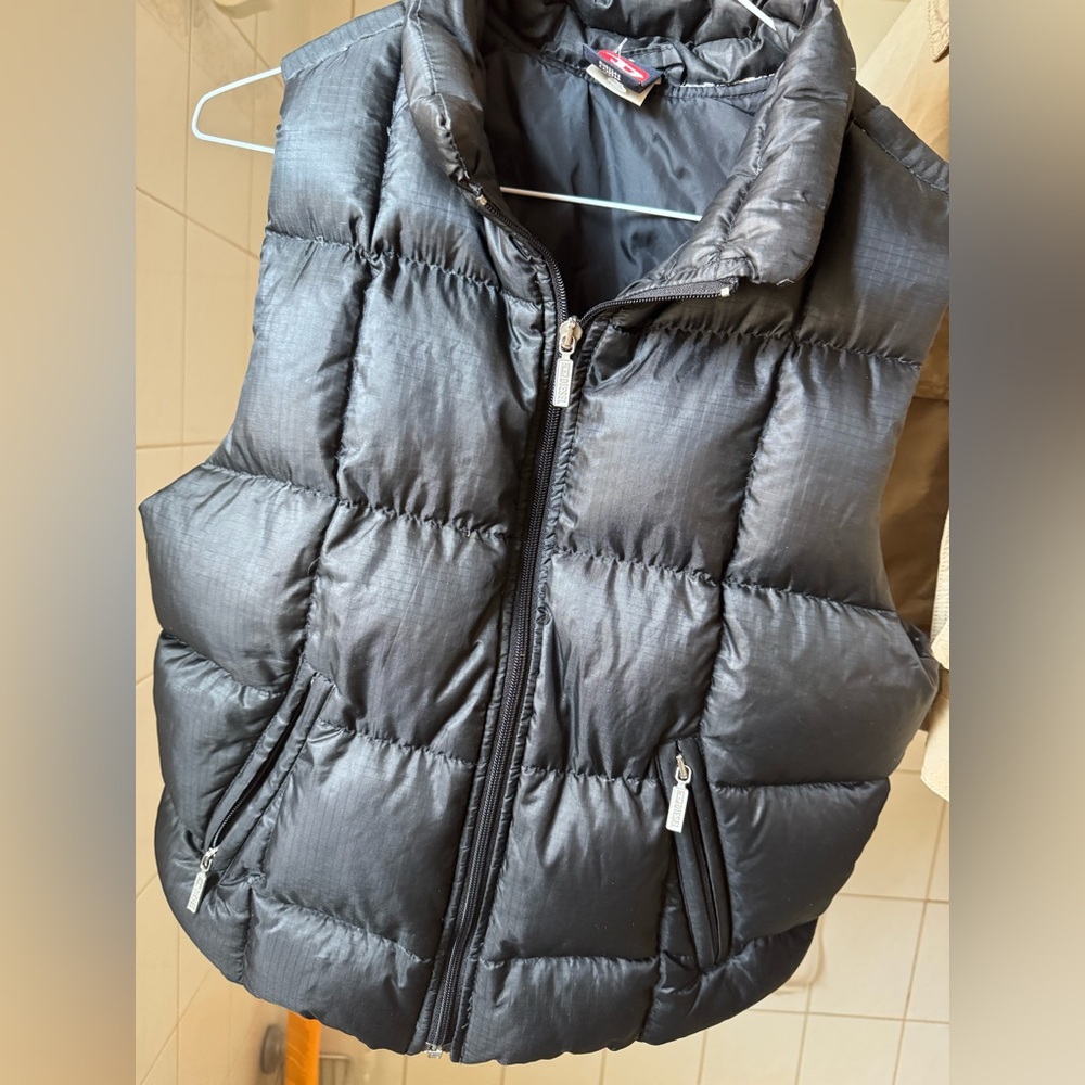 Sleek Black Puffer Vest